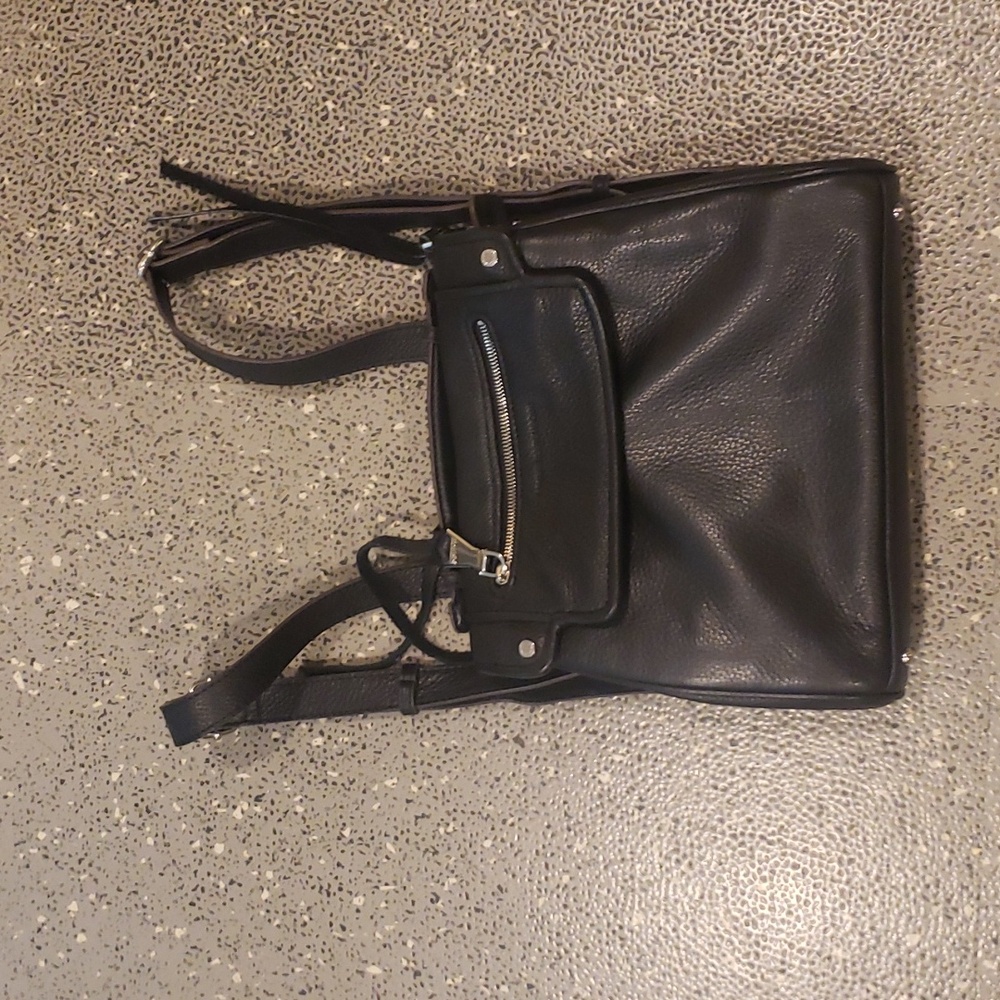 Aimee Kestenberg Black Leather Backpack